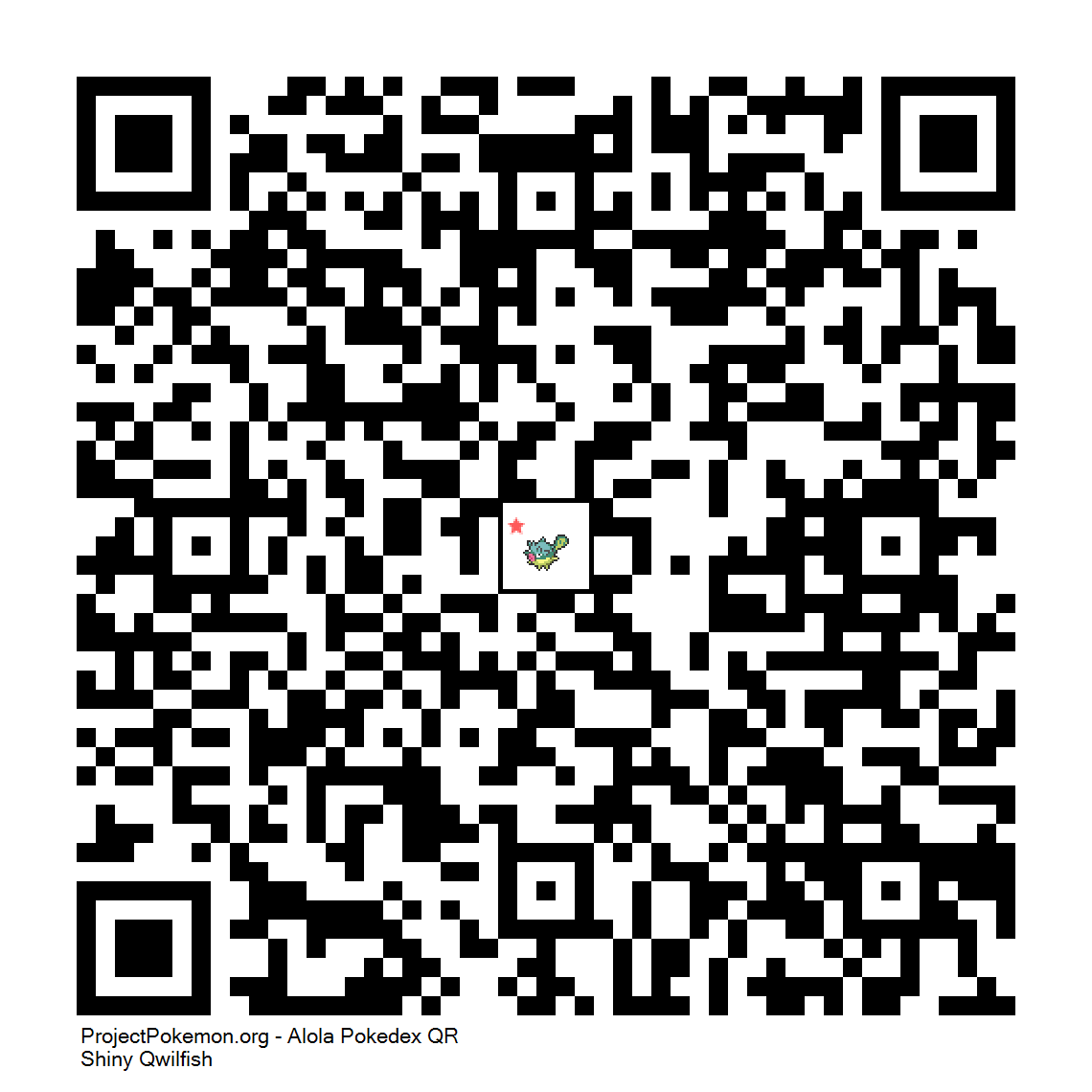 Cdigo QR de Qwilfish variocolor